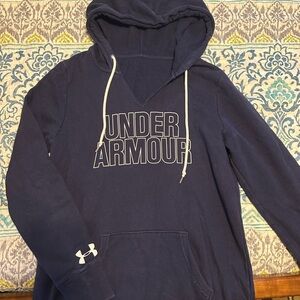 Under Armour Dark Blue Hoodie with Logo